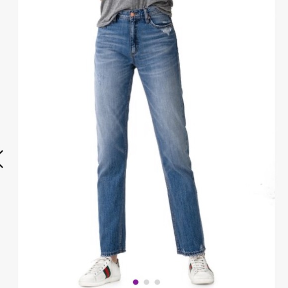 Blue Revival Denim - Blue Revival high-waisted straight leg jeans
